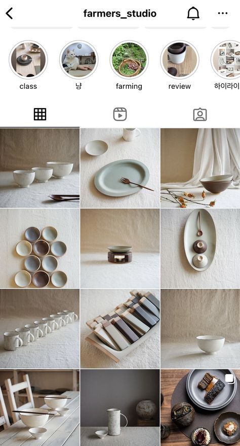 Pottery Instagram Feed, Pottery Product Photography, Tableware Photography, Insta Layout, Ceramic Store, Interior Design Layout, Instagram Creative Ideas, Instagram Template Design, Instagram Grid