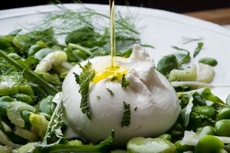 Make It Delicious - The New York Times Celery Recipe, Burrata Mozzarella, Celery Recipes, Cold Cut, Healthy Nutrition Plan, Buffalo Mozzarella, Brown Spots Removal, Fava Beans, Nyt Cooking