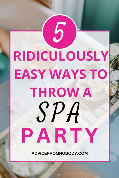 Gather your friends and transform your space into a haven of relaxation and pampering with a spa party. Massage Party, Spa Party Activities, Spa Night Party, Spa Party Foods, Diy Spa Party, Spa Party Ideas, Pedicure Party, Adult Birthday Party Ideas, Spa Day Party