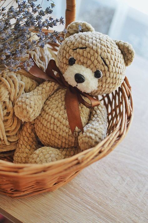 Crochet Photoshoot Ideas, Stuffed Animal Product Photography, Toy Photography Ideas, Crochet Photoshoot, Crochet Photography, Etsy Photography, Teddy Bear Doll, Teddy Bear Toys, Baby Gift Box