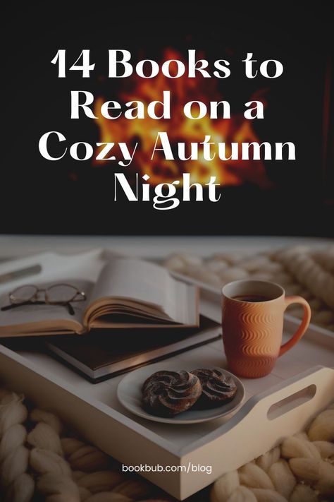 14 of the best books to cozy up with this fall. #books #autumnbooks #booklist Halloween Cozy Mystery Books, Cozy Books For Fall, Cozy Autumn Reads, Fall Mystery Books, Cozy Book Recommendations, Cozy Autumn Books, Autumn Novels, Cozy Fall Books, Fall Reading Aesthetic