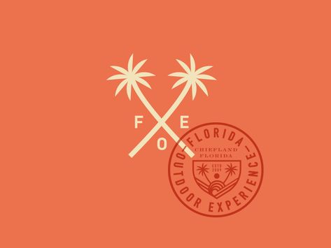 Florida Outdoor Experience by Kevin Kroneberger on Dribbble Florida Logo, Self Branding, Design Themes, Experience Design, Branding Inspiration, Logo Inspiration, Mood Boards, Global Community, Creative Professional