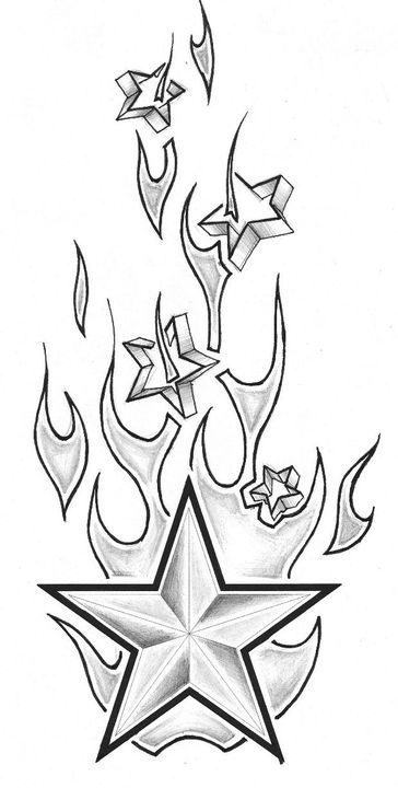 Tamer Of Chaos. (New version.) - Fairy Tail - Wattpad Fire Sketch Tattoo, Flaming Star Tattoo, Tattoo Design Ideas Sketches, Black Art Sketches, Art Sketches Tattoo Design, Tattoo Ideas Outline, Tattoo Ideas Sketches, Flame Outline, Tattoo Designs Drawings Sketches