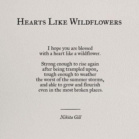 Poetry lovers Wild And Free Quotes, So Hurt, Wild Flower Quotes, Favorite Poems, Daughter Poems, My Notebook, Nikita Gill, You Are Blessed, My Philosophy