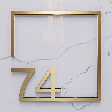 Hotel Numbers Design, Hotel Room Number Design, Hotel Room Number Signage, Room Number Design, Hotel Room Signage, Interior Signage Design, Hotel Room Number, Porte In Ferro, Hotel Signage