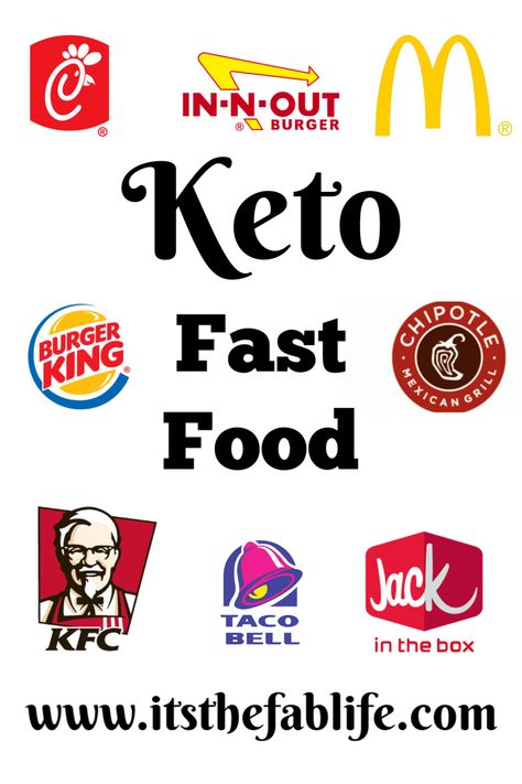 Keto Fast Food Options | Keto Diet | Fast Food | #keto #healthyeating #weightloss #thefitlife Diet Fast Food, Fast Food Keto, Keto Diet Fast Food, Herb Ranch Dressing, Keto Fast Food Options, Diet Fast, Chicken Items, Fast Food Breakfast, Keto Fast Food