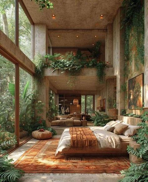 Jungle Boogie, Jungle House, Earthy Home, Casa Country, Future Ideas, Sims House, Dream House Decor, House Inspo, Dream Home Design