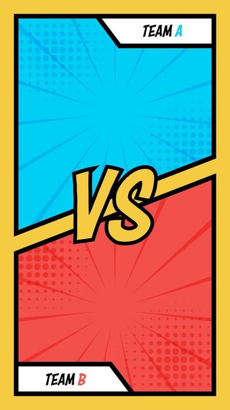 Vs or versus poster concept in cartoon design style. Battle background illustration. Memes Background Poster, Vs Creative Ads, Versus Poster Design, Versus Design Poster, Vs Graphic Design, Creative Poster Design Graphics, Vs Design Poster, Vs Poster Design, Versus Illustration