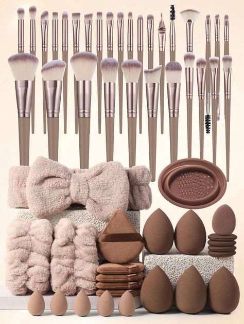 Makeup brush storage