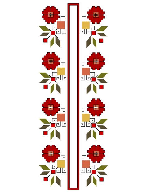 "Bulgarian Flower" Bulgarian Embroidery Pattern, Bulgarian Pattern, Bulgarian Embroidery, Tatting Patterns Free, Cross Stitch Border Pattern, Old Paper Background, Ribbon Embroidery Tutorial, Laser Cut Wood Crafts, Funny Cross Stitch Patterns