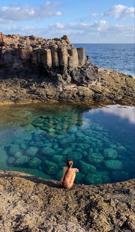 Hawaii Tide Pools, Tide Pools Aesthetic, Tide Pool Aesthetic, Canary Islands Aesthetic, Tide Pool, Water Pictures, Adventure Inspiration, Montezuma, Pool Photos