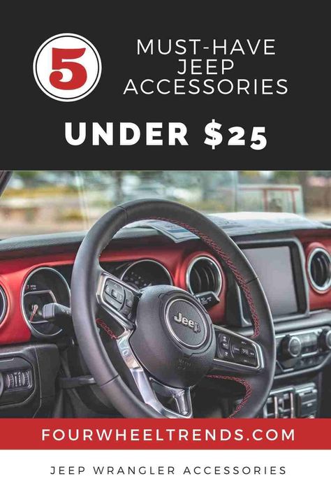 5 Must-Have Jeep Wrangler Accessories for Under $25 #Jeep #Wrangler #Accessories #Offroad #JeepWrangler Wrangler JK JK TJ YJ LJ CJ Tj Jeep Wrangler Accessories, 1997 Jeep Wrangler Tj Accessories, Jeep Organization Ideas, Jeep Wrangler Jk 2 Door Accessories, Jeep Wrangler Jl Mods, Keep Wrangler Accessories, 2024 Jeep Wrangler, Jeep Mods Wrangler, Jeep Wrangler Accessories For Women