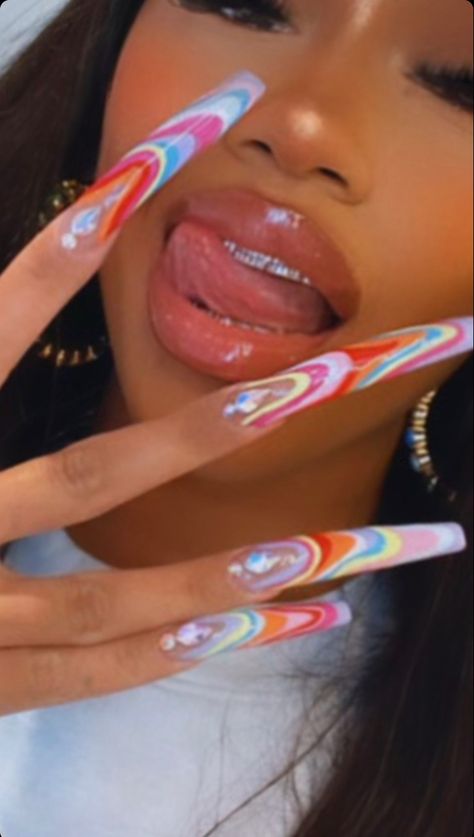 Saweetie Nails, Saweetie Aesthetic, Icy Girl, Baddie Tips, Nails Long, Fly Girl, Miss Dior, Female Artists, Makeup Nails