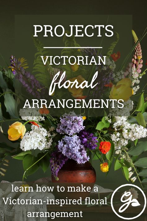 The Victorian era is frequently associated with lavish, ornate design, and it makes sense that Victorian era floral arrangements demonstrated much of the same intricacy. Click or tap to learn how to make a Victorian-inspired floral arrangement. Downton Abbey Flower Arrangements, Victorian Floral Arrangements, Victorian Flower Arrangements, Victorian Style Wedding, Korean Flower, Bouquet Holder, Victorian Romance, Wedding Brunch, Victorian Aesthetic