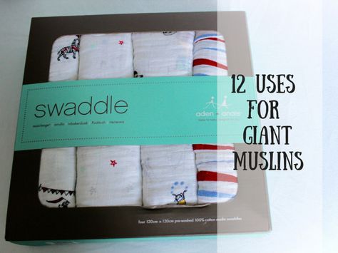 12 uses for giant muslins, aden + anais, baby essentials Newborn Baby Accessories, Newborn Must Haves, Aden Anais Swaddle, Aden And Anais, Girl Nursery Bedding, Baby Muslin Swaddle, Swaddle Blankets, Baby Nursery Bedding, Muslin Swaddle Blanket