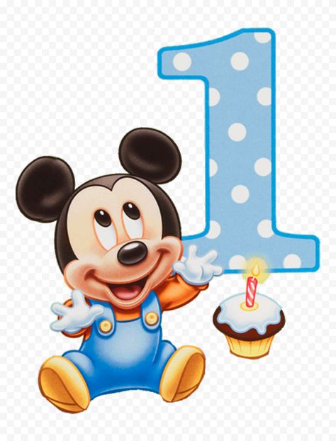 Mickey Mouse Baby Birthday, Bolo Do Mickey Mouse, Mickey 1st Birthdays, Baby Disney Characters, Fiesta Mickey Mouse, Mickey Mouse First Birthday, Mickey Mouse 1st Birthday, Mickey Baby, Baby Birthday Invitations