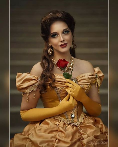 Belle Ballgown, Disney Princess Cosplay, Belle Cosplay, Hallowen Ideas, Cover Music, Belle Beauty And The Beast, Princess Cosplay, Belle Beauty, Disney Princess Dresses