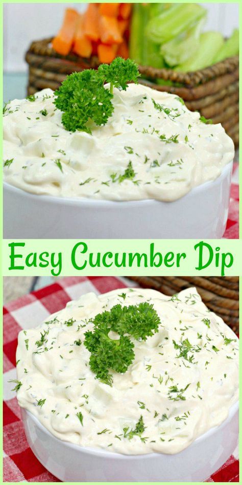 Cucumber Spread, Cucumber Dip Recipe, Making Half A Recipe, Cucumber Dip, Recipe With Cream Cheese, Dip Sauce, Snacks Easy, Easy Appetizers, Recipes Casserole