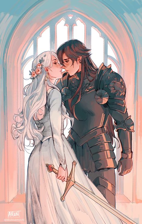 (1) arun🌿 on Twitter: "did anyone miss my fairytale lesbians?♥️🗡️✨ https://t.co/dYbHZcU6tG" / Twitter Fantasy Sapphic, Queer Fairytale, Sapphic Fantasy Aesthetic, Lesbian Knight And Princess Art, Lesbian Knight And Princess Aesthetic, Lesbian Art, Queer Art, Knight Art, Mia 3