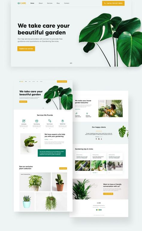 Gardening Website Design Inspiration, Plant Shop Website Design, Gardener Website Design, Plant Website Design Inspiration, Dispensary Website Design, Sustainable Web Design, Plant Website Design, Gardening Website, Plant Website