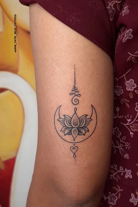 Pretty Spiritual Tattoos, Buddhist Tattoo Ideas, Small Tattoo Spiritual, Southeast Asia Tattoo, Asian Minimalist Tattoo, Buddistic Tattoo, Protection Tattoo Spiritual Women, Spiritual Neck Tattoos Women, Peaceful Tattoos Ideas Spiritual