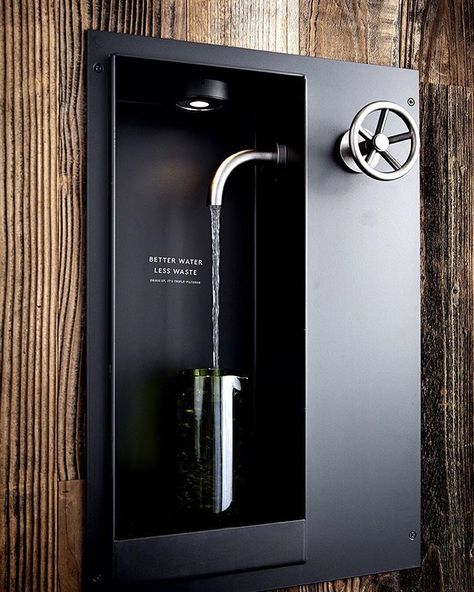 1 Hotels on Instagram: “Better Water. Less Waste. 💧 Our hotels have filtered water in all sinks and taps. That means no need for plastic water bottles when you're…” #tapwater Hydration Station, Rosewood Hotel, Water Station, Wellness Studio, House Essentials, Water Aesthetic, Plastic Water Bottles, Vacuum Forming, Beer Taps