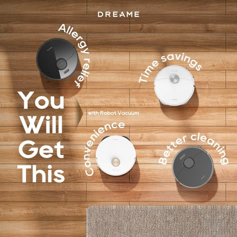 Don't settle for just any vacuum - find the one that matches your cleaning style! Dreame has a wide variety of smart vacuums that can seamlessly take over chores. Discover the joy of effortless and effective cleaning. Pick your own vacuum today. Smart Vacuum, Robot Cleaner, Motion Design Video, Facebook Banner, Smart Home Automation, Bathroom Wall Tile, Don't Settle, Vector Template, Creative Ads