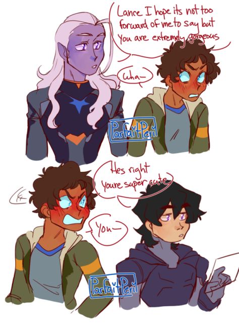 Lancelot Voltron, Lance X Lotor, Keith Lance, Klance Fanart, Lance Mcclain, Klance Comics, Voltron Funny, Voltron Comics, Form Voltron