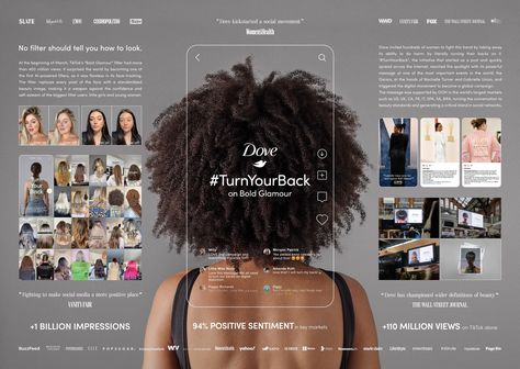 Dove Campaign, Presentation Board Design, Advertising Awards, Case Study Design, Campaign Planning, Video Case, Empowering Girls, 광고 디자인, Cannes Lions