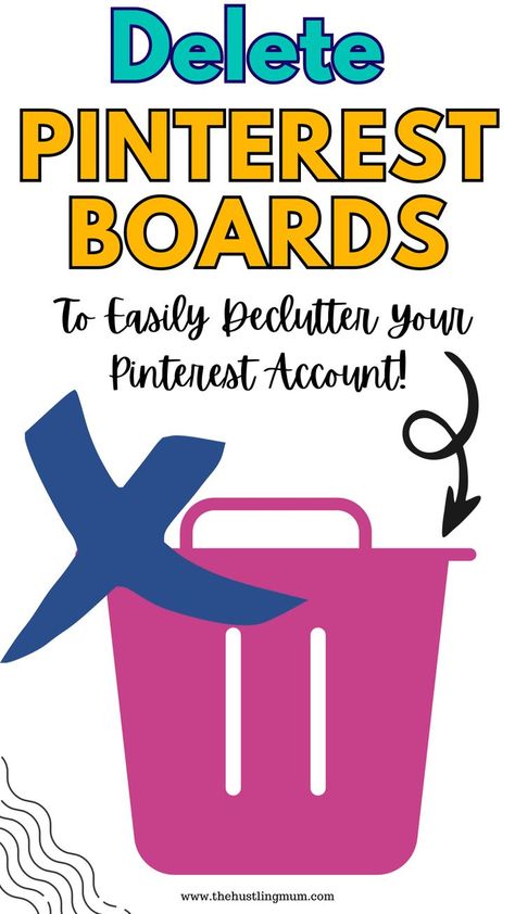 how to delete boards on Pinterest How To Delete Ideas For You, Ipad Pro Tips, Hacking Websites, Pinterest Tutorial, Delete Pin, Iphone Information, Pinterest Tutorials, Pinterest Guide, Learn Pinterest