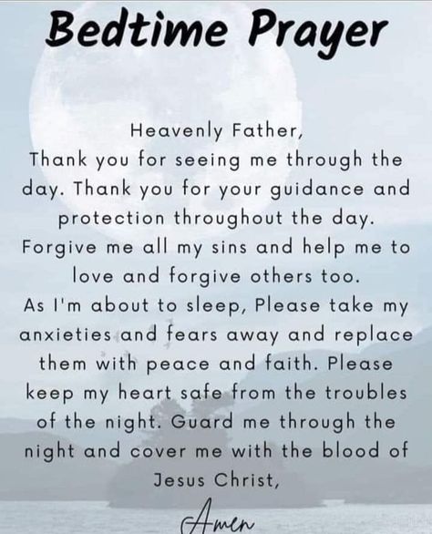 Bedtime Prayer..xx - Star Bright Angels | Facebook Prayer Before Sleep, Prayer For Comfort, Prayer For My Family, Good Night Prayer Quotes, Healing Prayers, Morning Prayer Quotes, Bedtime Prayer, Good Night Prayer, Spiritual Prayers