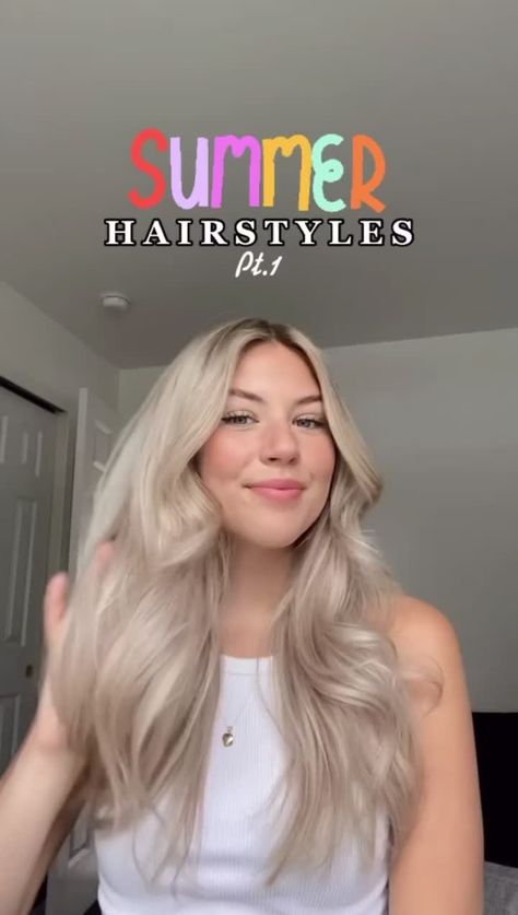 Hair Tips Video, Hair Tutorials For Medium Hair, Peinados Fáciles Para Cabello Corto, Hairdo For Long Hair, Hair Stylist Life, Easy Hairstyles For Long Hair, العناية بالشعر, Hairstyles For School, Aesthetic Hair