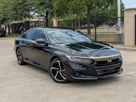 Honda Accord Sport 2.0, 2022 Honda Accord Sport Black, Black Honda Civic Sport, Honda Accord Sport Black, 2021 Honda Accord Sport, Black Honda Accord, Honda Accord Black, Honda Sports Car, Dodge Charger Models