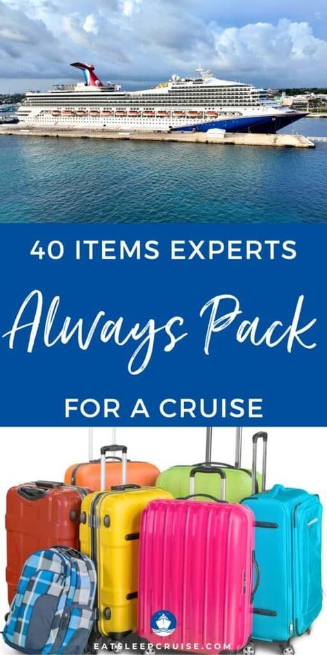 The 40 Items Experts Always Pack for a Cruise 8 Night Cruise Packing List, Cruise Packing Essentials, What To Pack For A 7 Day Cruise, 8 Day Cruise Packing List, What To Bring On A Cruise, What To Pack For A Cruise, Pack For Cruise, Disney Dream Cruise Ship, Pack For A Cruise