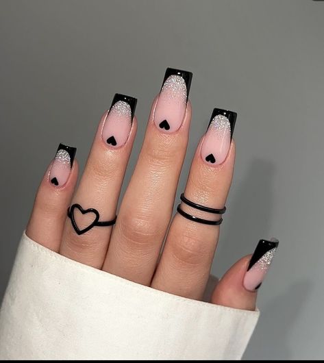 Chalkboard Nails, Girls Nail Designs, Wow Nails, February Nails, Ombre Acrylic Nails, Acrylic Nails Coffin Pink, Finger Tips, Pretty Acrylic Nails, Fancy Nails