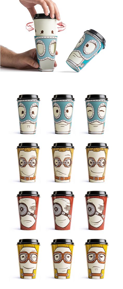 (: Burger Bar, Coffee Cup Design, Cool Packaging, Cup Sleeve, Coffee Shop Design, Packing Design, Coffee Packaging, Creative Packaging, Creative Packaging Design