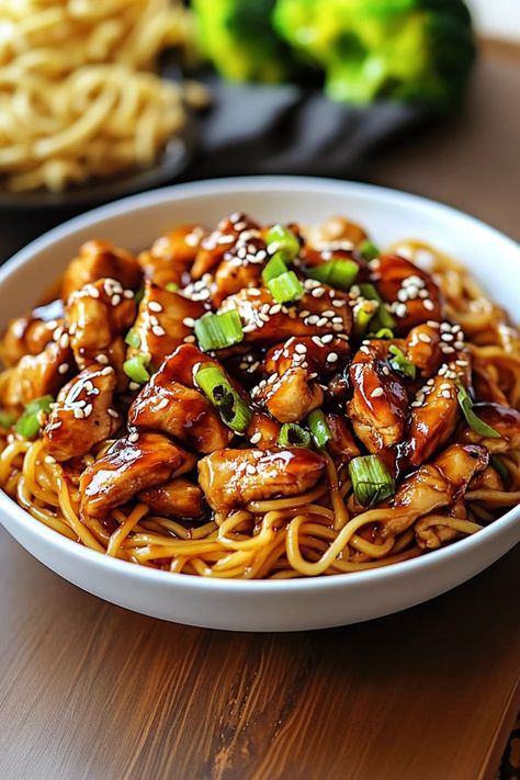 Discover a fast and flavorful recipe for Chicken Teriyaki Noodles. This dish brings together tender chicken, savory teriyaki sauce, and slurp-worthy noodles for a quick meal that’s perfect for busy weeknights. Unlock the secret to this amazing dish. #chickenteriyaki #teriyakinoodles #quickdinner #easydinnerrecipes #weeknightmeals #teriyakichicken #noodlerecipes #chickenrecipes Authentic Teriyaki Chicken, Leftover Teriyaki Chicken Recipes, Shredded Teriyaki Chicken, Chicken Teriyaki Noodles, Teriyaki Noodles Recipe, Thai Chicken Curry Soup, Teriyaki Chicken Noodles, Teriyaki Chicken Bowl, Teriyaki Chicken Recipe