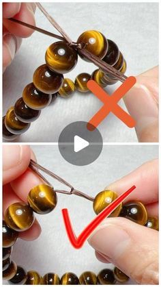 How To Make Bracelets With Wire, How To Hide Knot In Stretch Bracelet, Corded Bracelets Diy, Homemade Jewelry Ideas Diy, Handmade Jewelry Tutorials Step By Step, Jewelry Making Tutorials Step By Step, How To Make Bracelets With Beads, Handmade Jewelry Diy Bracelets, Ateez Freebies