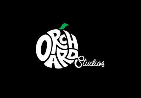 Orchard Studios | Brands of the World™ Orchard Logo, Illustrated Words, Typographic Logo Design, Graphic Design Photoshop, Typographic Logo, O Design, Freelance Graphic Design, Graphic Design Branding, Typography Fonts