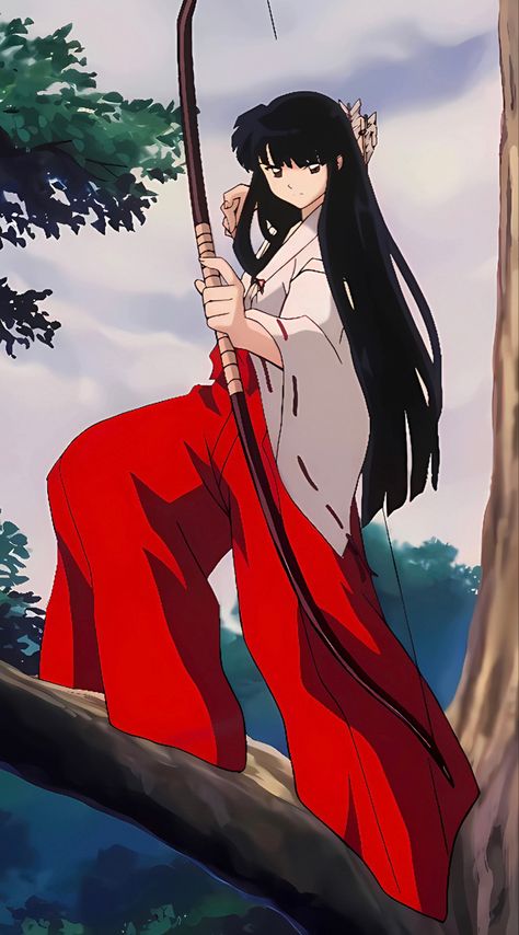 Kikyo Cosplay, Inuyasha And Kikyo, Inuyasha And Sesshomaru, Inuyasha Fan Art, Kagome And Inuyasha, Anime Kimono, Kagome Higurashi, Anime Nerd, Popular Anime