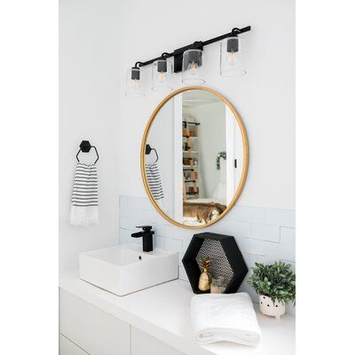 Black vanity bathroom