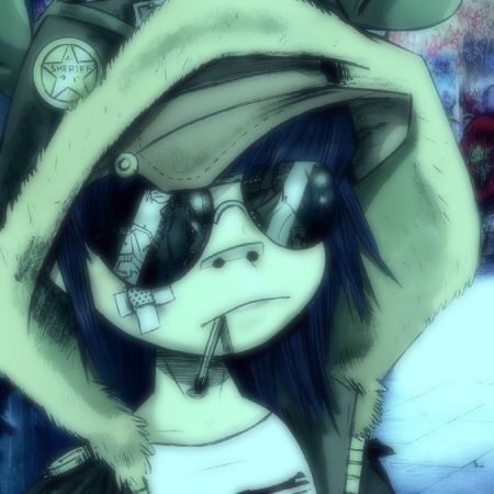 Noodle From Gorillaz, Gorillaz Noodle, Gorillaz Fan Art, Monkeys Band, Y2k Profile Picture, Emo Pfp, Gorillaz Art, Comic Style Art, Gorillaz