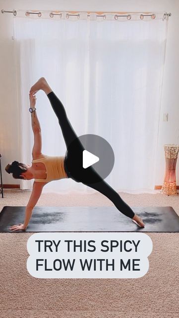 kellie Jeffris on Instagram: "ready to build some heat? save and try this spicy flow with me �🌶️ 🔥

#yogainspiration #yogaflowideas #yogaflowsequence #yogaflow #creativeyoga #powerflowyoga #yoga" Advanced Yoga Flow, Yoga Calisthenics, Ashtanga Yoga Poses, Yoga Abs, Dynamic Yoga, Yoga Flow Sequence, Yoga Sculpt, Yoga Flows, Yoga Vinyasa