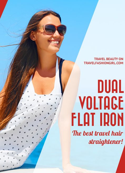 Having the right voltage is crucial when you use electronics abroad including your hair tools. Find out why the best travel hair straightener is a dual voltage flat iron and the ten best options to use! What's the Best Travel Hair Straightener? A Dual Voltage Flat Iron http://travelfashiongirl.com/dual-voltage-flat-iron/ via @travlfashngirl #travel #packing #tips Travel Straightener, Travel Flat Iron, Flat Iron Tips, Flat Irons Best, Travel Fashion Girl, Travel Hairstyles, Korean Eye Makeup, Greasy Hair Hairstyles, Hair Tutorials Easy