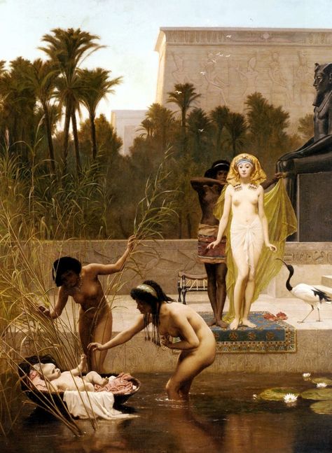 The Finding of Moses 1885, Frederick Goodall RA ( 1822 – 1904) English Moritz Von Schwind, Starověký Egypt, Egypt Museum, Egypt Art, Tableau Art, Foto Art, Oil Painting Reproductions, Classical Art, Painting Reproductions