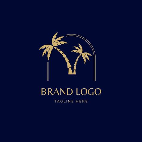 I will design minimalist tropical palm tree logo Palm Tree Logo, Logo Development, Tree Logo Design, Tree Palm, Beach Logo, Developer Logo, Find Logo, Tree Logo, Tree Logos