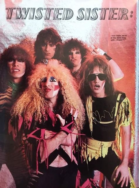 Twister Sister, Dee Snider, 80s Metal Bands, 70s Rock Bands, Classic Rock Artists, Glam Rock Bands, Hair Metal Bands, 80s Hair Bands, Greatest Rock Bands