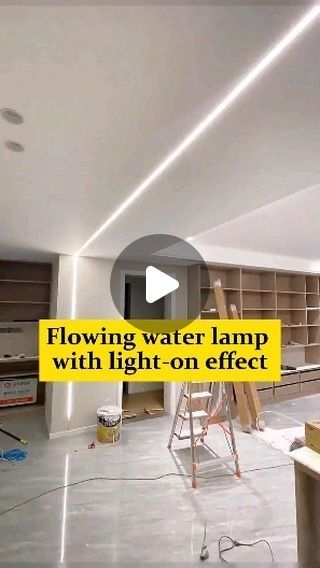 Alead Home Lightings on Instagram: "Flowing water lamp with light-on effect.#foryou #ledstriplights #lampfactory #ledstrips #lightingfactorys #lights #yeechop #led #ledlights #lighting #renovation #installation #interiordesign #runninglights #stairs #sensor #tracklighting #home #aleadhome #aleadlighting" Water Lamp Light, Water Lamp, Closet Build, Ad Home, Electrical Projects, Flowing Water, Led Stripes, Samar, March 4