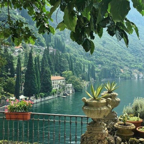 Discovered by @MyPrettyLittleThings. Find images and videos about aesthetic, nature and green on We Heart It - the app to get lost in what you love. Comer See, Anime Theme, Italy Aesthetic, Como Italy, Pretty Places, Travel Aesthetic, Dream Vacations, Maldives, Travel Dreams