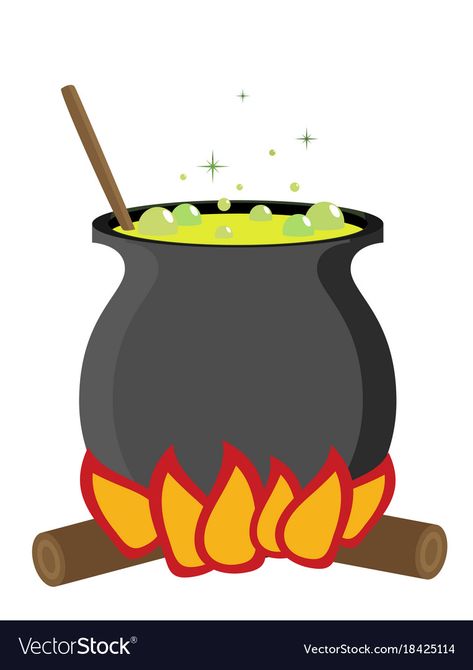 Witch Cocktail, Witch Pot, Halloween Witch Cauldron, Witch Cauldron, Witches Cauldron, Abc Book, Halloween Wallpaper, Hallows Eve, Cartoon Style